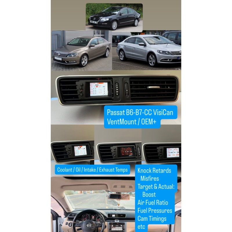 VW-Passat-B6-CC-B7-VentMount VisiCan2025 ( 5. Jenerasyon )