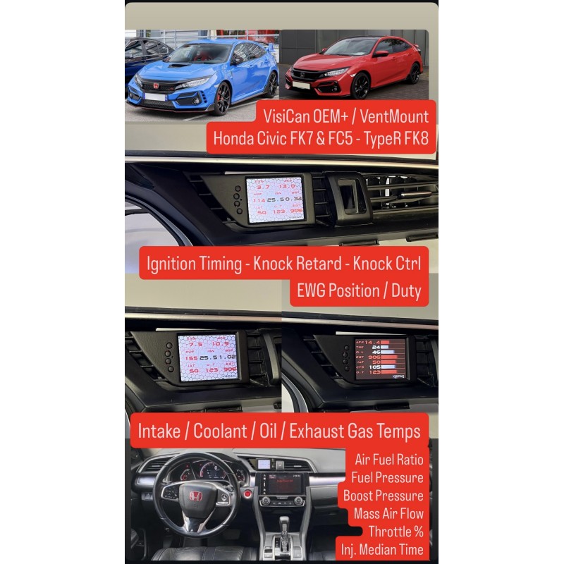 Honda-FC-FK-VentMount VisiCan2025 ( 5thGen )