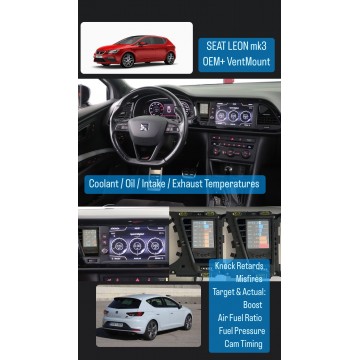 SEAT-LEON-MK3-VentMount VisiCan2025 ( 5. Jenerasyon )